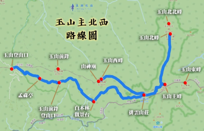 玉山登山路線