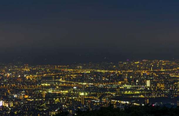 台灣北部夜景