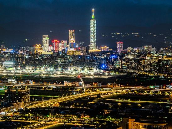 台灣北部夜景