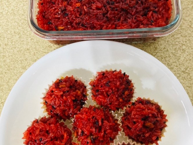 紅麴米糕 紅麴米糕