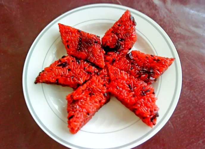 紅麴米糕 紅麴米糕