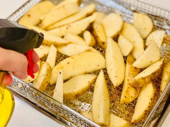 氣炸鍋烤馬鈴薯