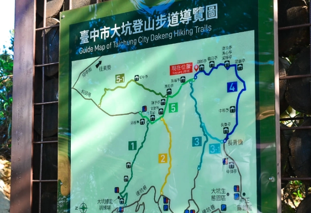 大坑5號步道路線